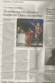 critica clara y las sombras